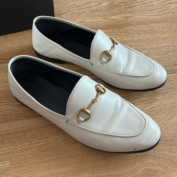Gucci Loafers 38 Ivory - Picture 1 of 9
